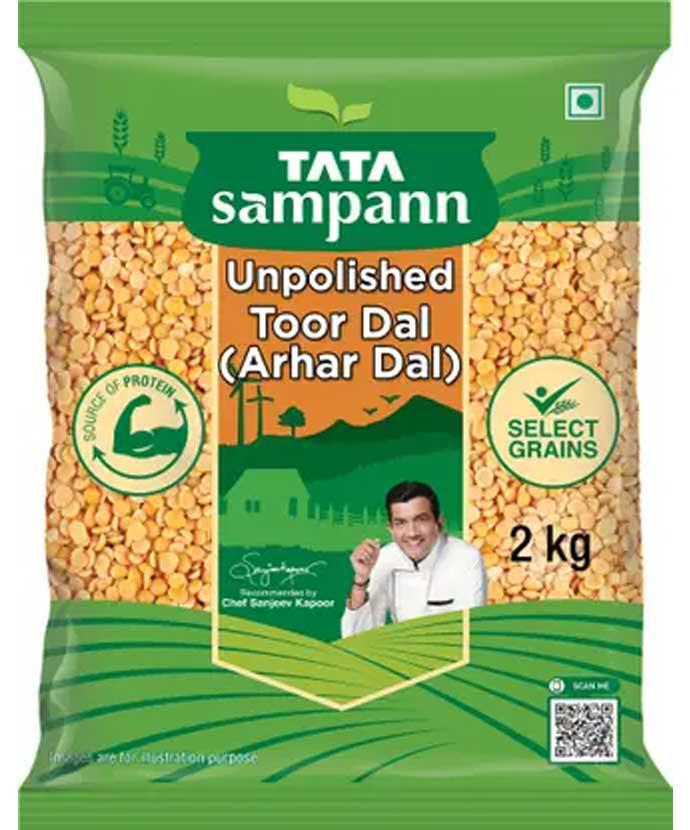 Tata Sampann Yellow ToorArhar Dal Split  1 kg