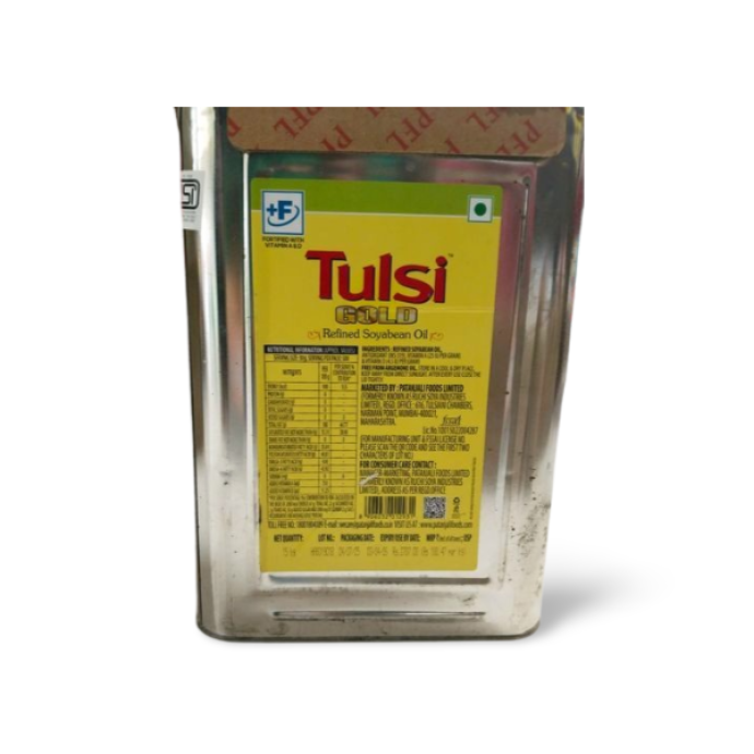 Tulsi soyabean oil tin 15 l