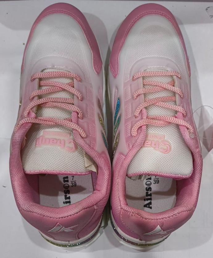 Trendy Jerry2 White  Pink Sports Sneakers