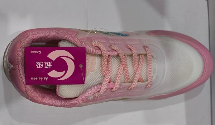 Trendy Jerry2 White  Pink Sports Sneakers