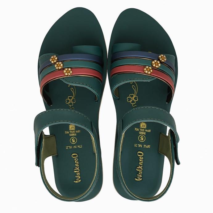 Walkraroo Green Comfort Sandal