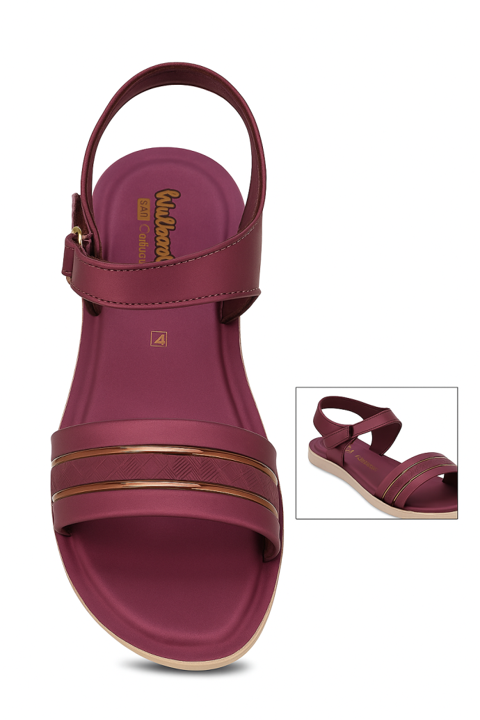 Walkraroo Comfort Sandal  Deep Pink