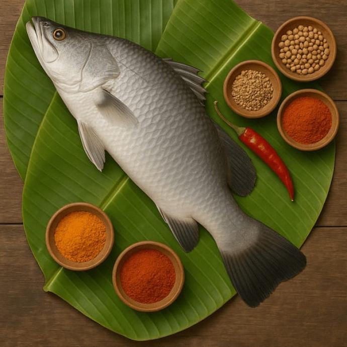 FRESH BHETKI FISH