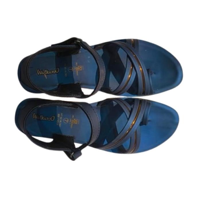 Womens Navy Blue Colour Sandal  Walkaroo WL 7920 G