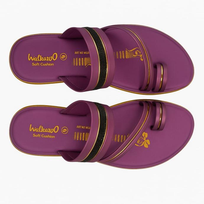 Womens Tan Colour Sandal  walkaroo WLR 72022 G