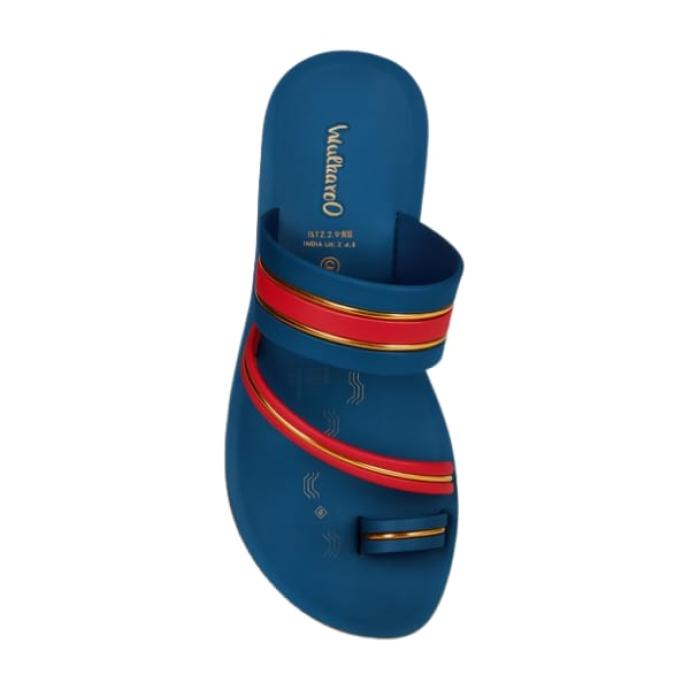 Womens Navy Blue Colour Sandal  Walkaroo 2675 G