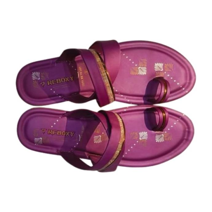 Womens Violet Colour Sandal  Reboxy R 4602 G