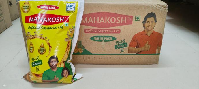 MAHAKOSH SOYABEAN OIL 1L PACK OF 12 PIECES