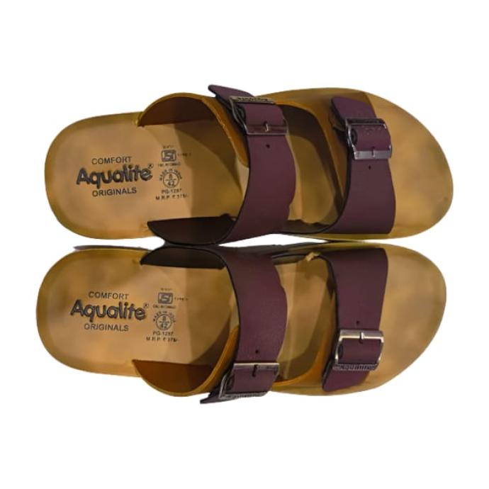 Men Beige Tan Colour Stylish  Comfortable Sandal  Aqualite PG1297 G