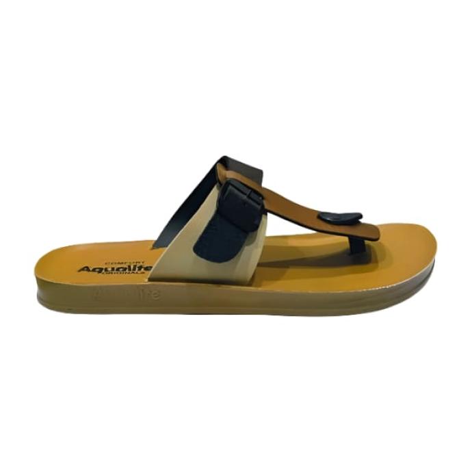 Men Beige Tan Colour Stylish  Comfortable Sandal  Aqualite PG1299 G