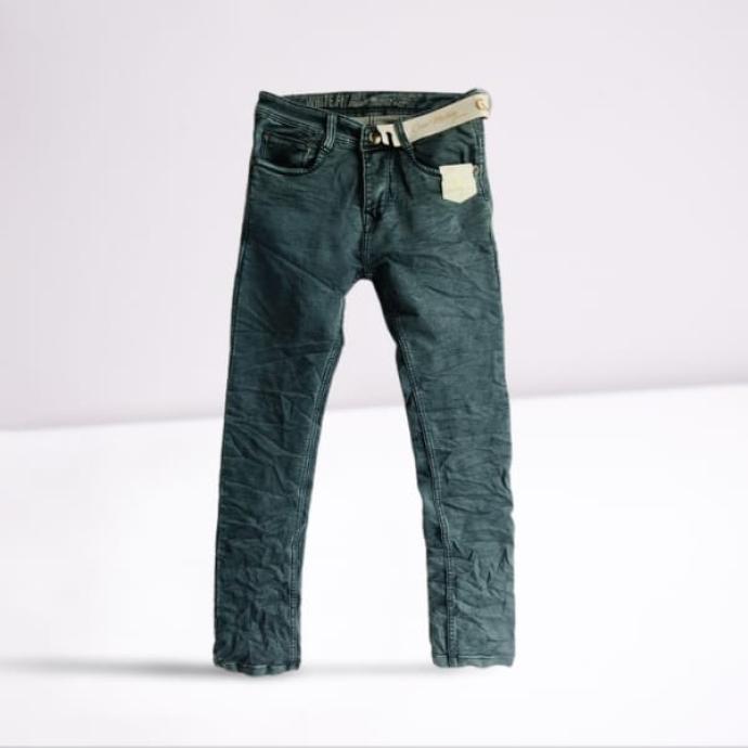 Cross Machine Mens Light Green Comfort Fit Jeans  Trendy Dailywear J