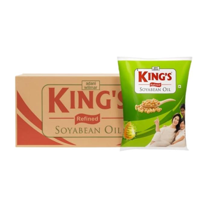 KINGS SOYABEAN OIL 1L PACK OF 12