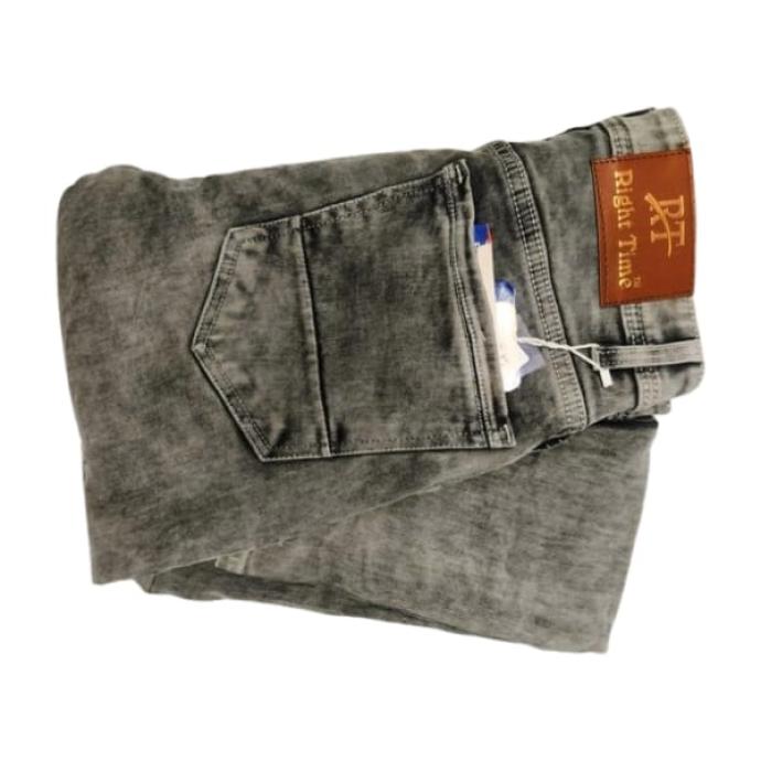 Right Time Trendy Light Gray Denim Jeans for Dailywear Style J
