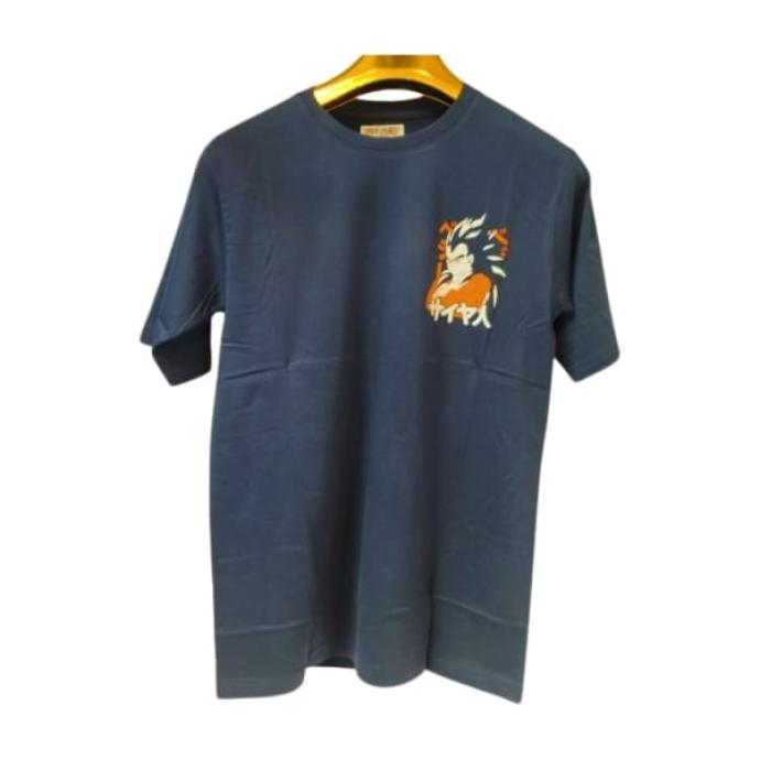 Mens Blue Trendy  Stylish Printed Oversized TShirt  18 J
