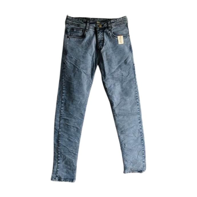 Roobs Gold Mens Sky Blue Classic Comfort Denim Pants J