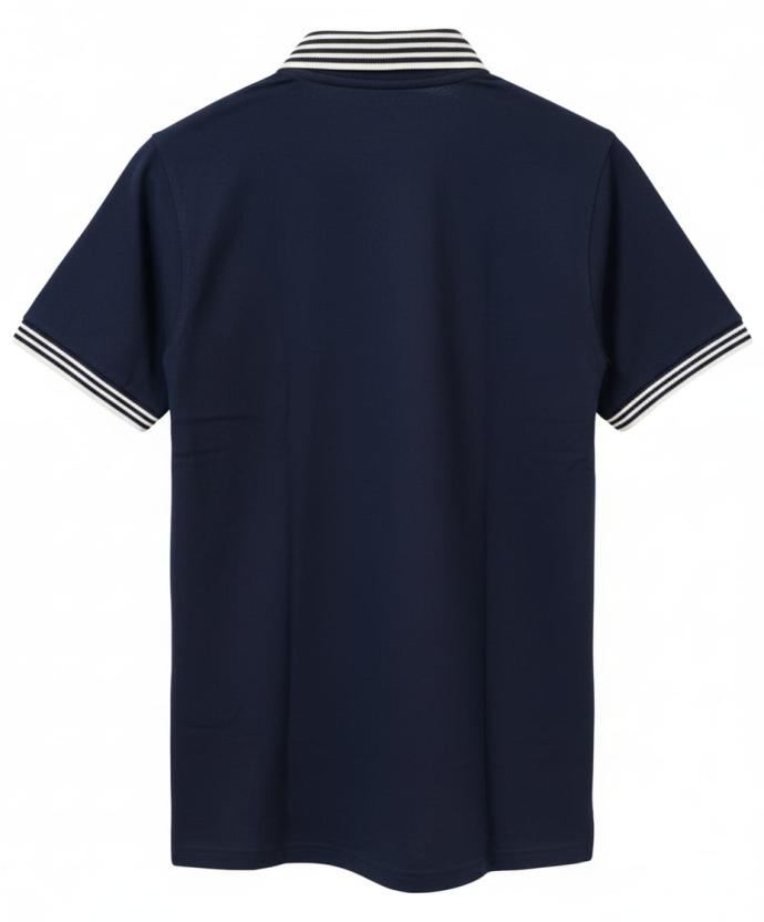 Fred Perry Mens Navy Blue Slim Fit TShirt Trendy Everyday Wear