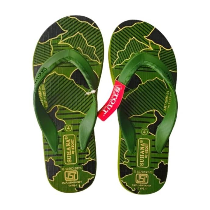 Stout Toddler Trendy Mint Green SlipOn Slippers  SNM24