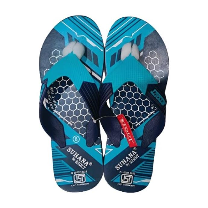 Stout Toddler Everyday Navy Blue Slippers  SNM19  G