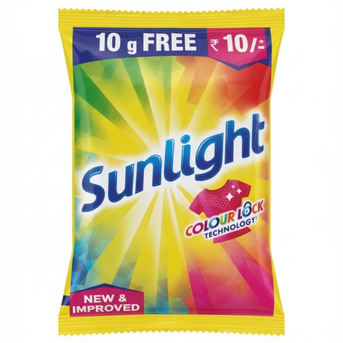 Sunlight detergent powder 100 gm packet