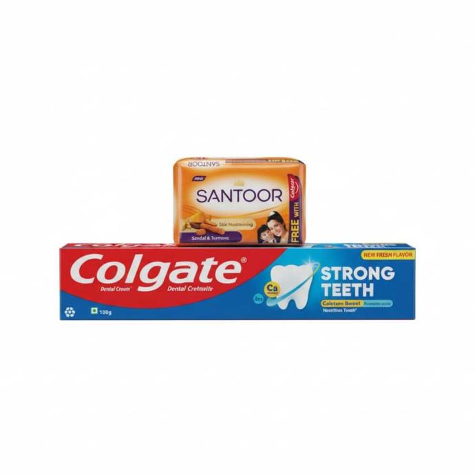 Colgate strong teeth toothpaste 100 gm packet