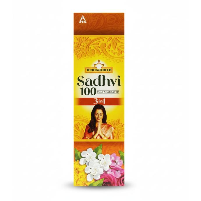 Mangaldeep sadhvi  3 in 1dhoop 100 sticks