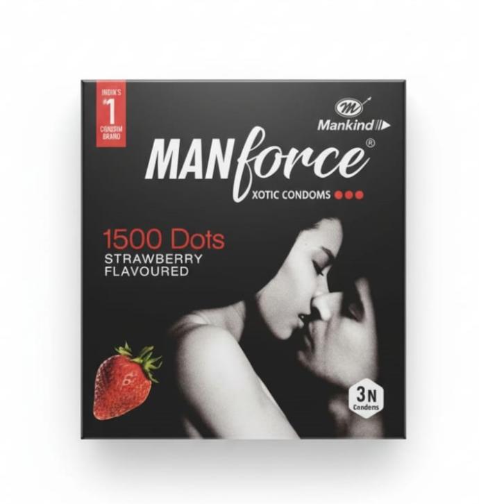 Manforce Strawberry Flavoured Condoms