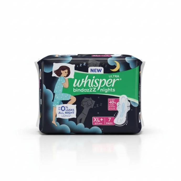 Whisper Bindazzz Nights Sanitary Pads