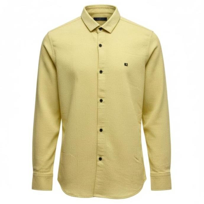 Fighter Mens Trendy Light Yellow Half Sleeve TShirt  Stylish  Comfortable J