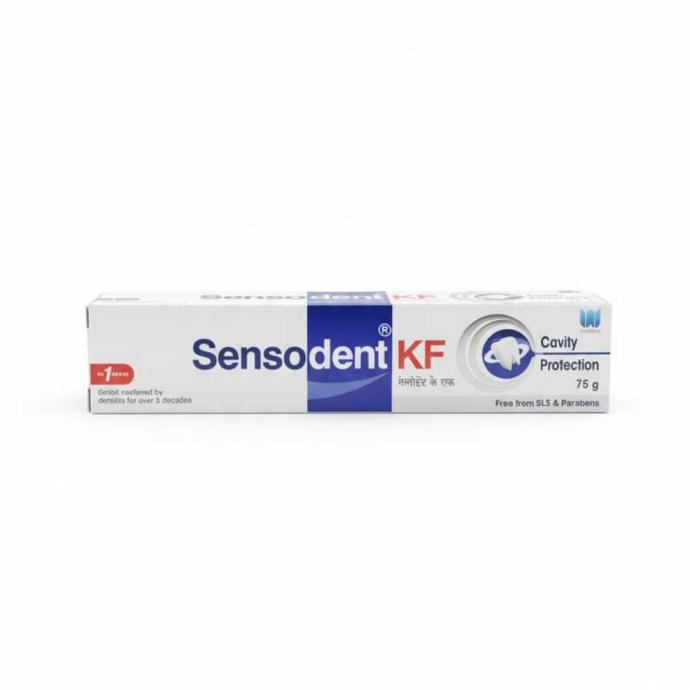 SENSODENT KF Toothpaste for Cavity Protection  Pack of 1  Free from SLS  Parabens