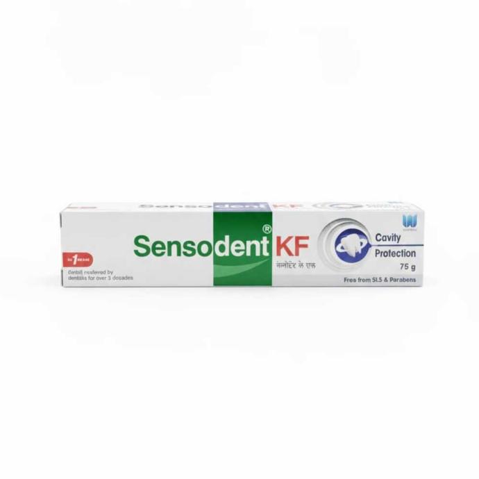 SENSODENT KF Toothpaste for Cavity Protection  Pack of 1 from SLS  Parabens
