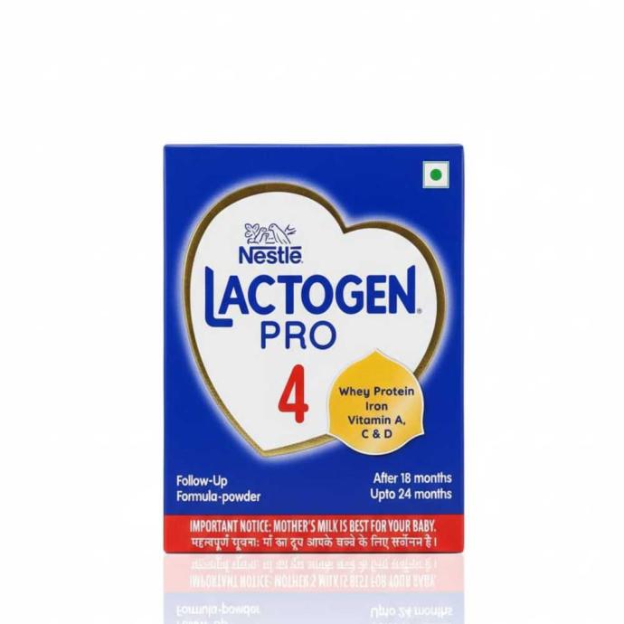 Lactogen Pro 4, FollowUp Formula With Iron, Whey Protein And Vitamins, After 18 Months Up To 24 Months, BagInBox Pack of 400g.