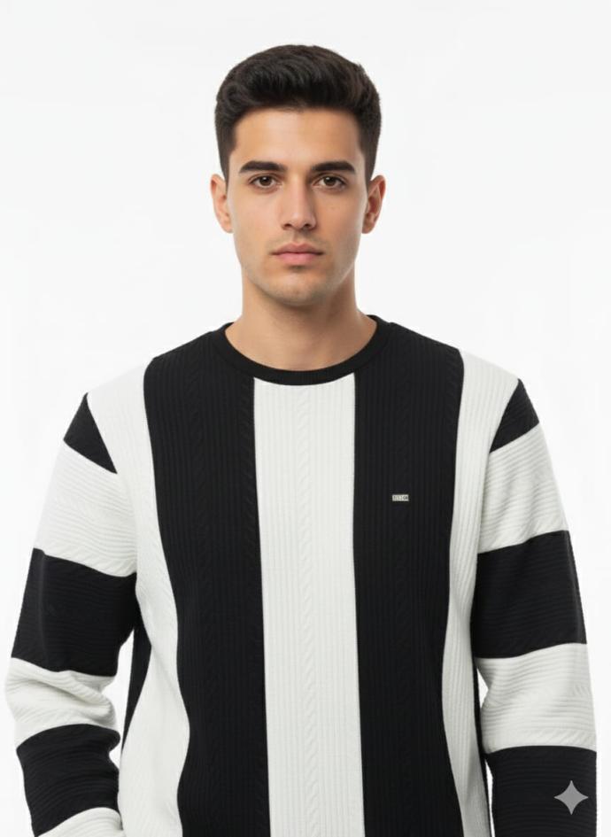 Mens full sleeves Casual Colorblock Sweatshirt J