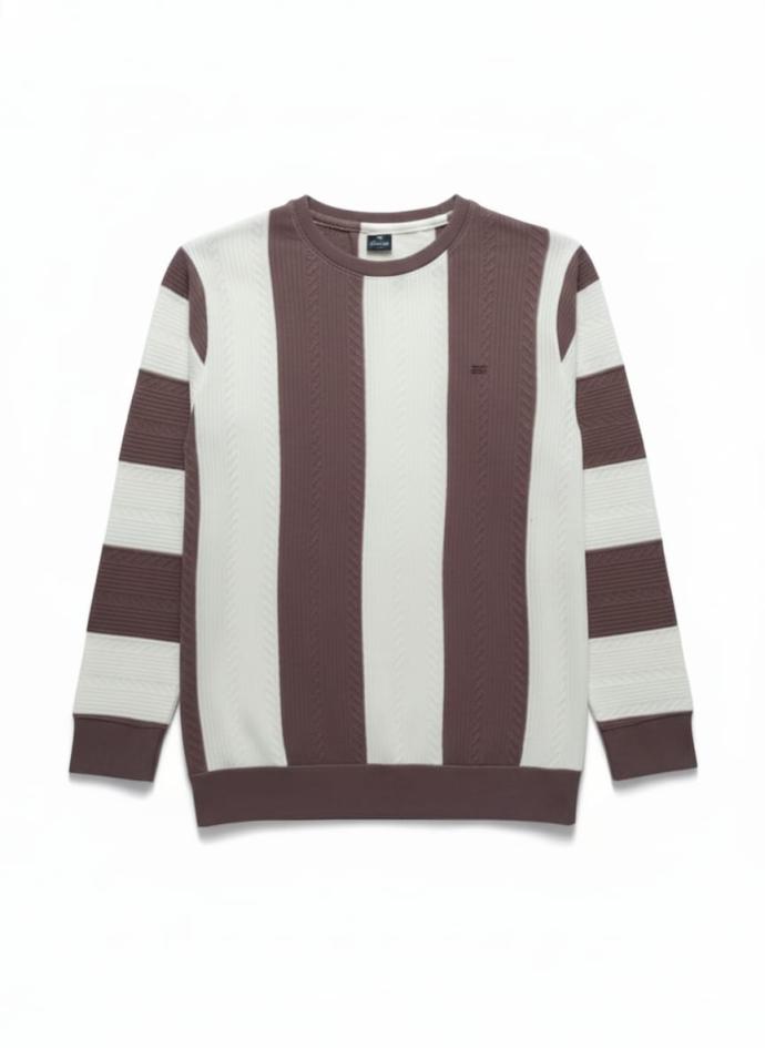 Mens full sleeves Casual Color white and broun J