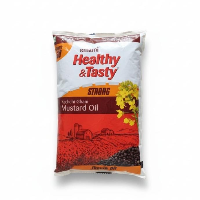 Emami Healthy  Tasty Kachi Ghani Mustard Oil