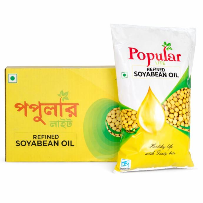 popular refined soyabean oil 700 gm pack of 12 pieces