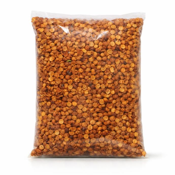 Debi chana chur dal Bhaja with add on grounded nut ,peas, 500 gm pack of 1
