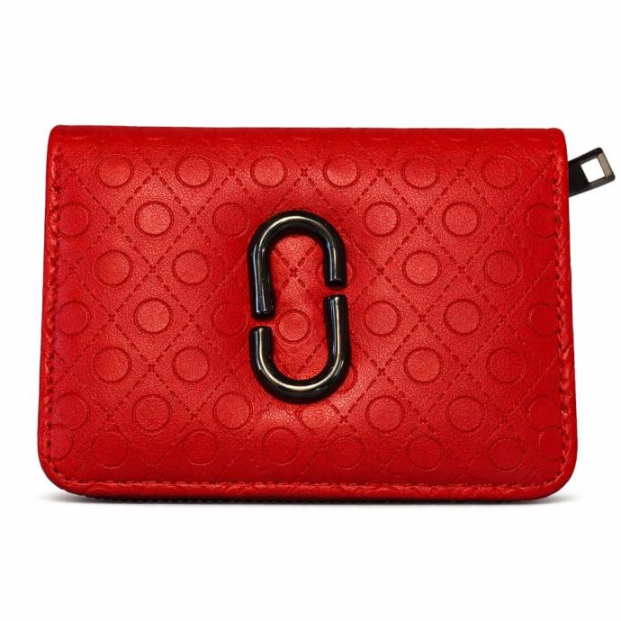 Small red colour  leather wallet for women pack of 1
