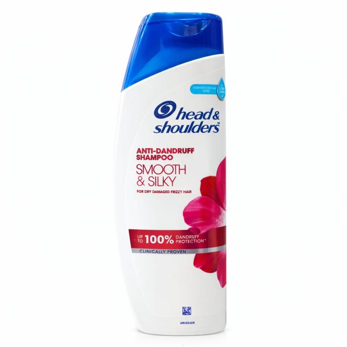 Head  Shoulders , Anti Dandruff Shampoo, Smooth  Silky, 180 ML, White