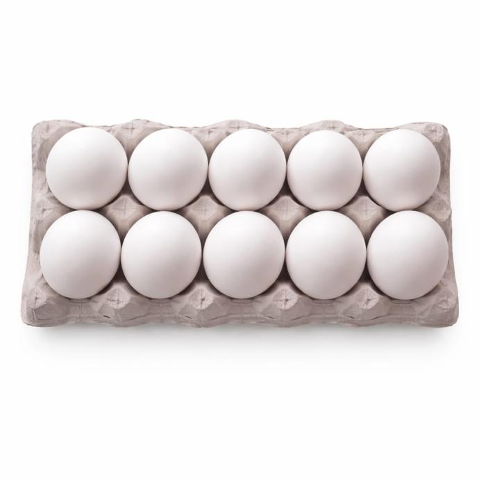 Boiler chicken eggs 10 pieces pack of 1