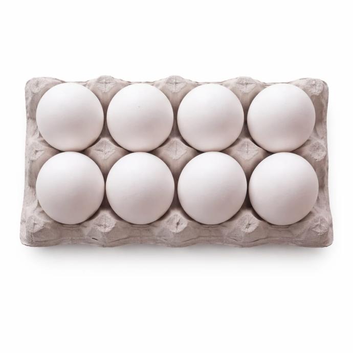 Boiler chicken eggs 8 pieces pack of 1