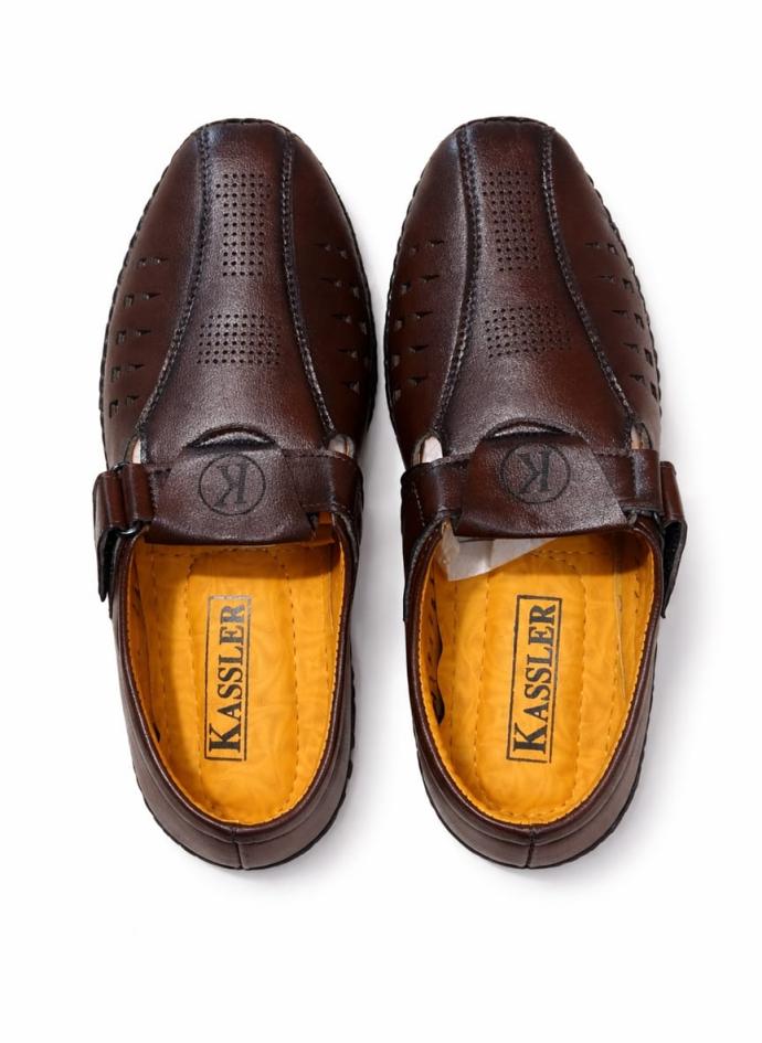 Kassler brown sandal for men pair of 1