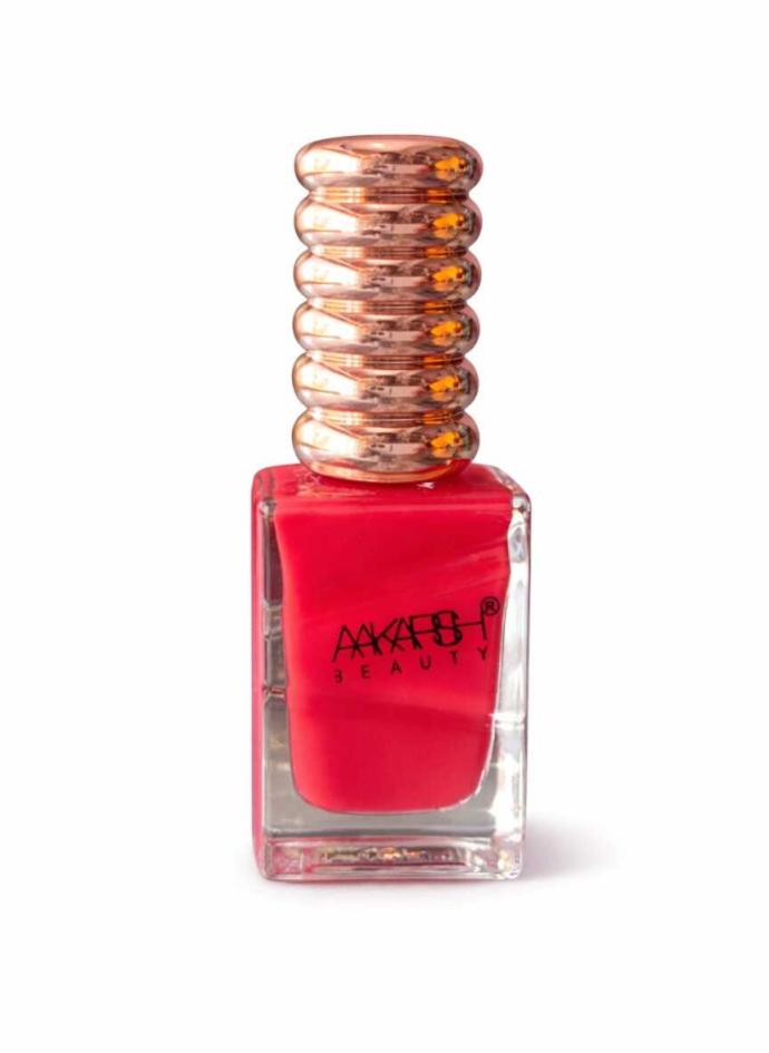 Red nail polish by akarsh pack of 1