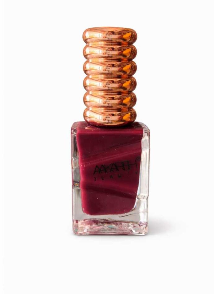 Deep brown nail polish by aakarsh pack of 1