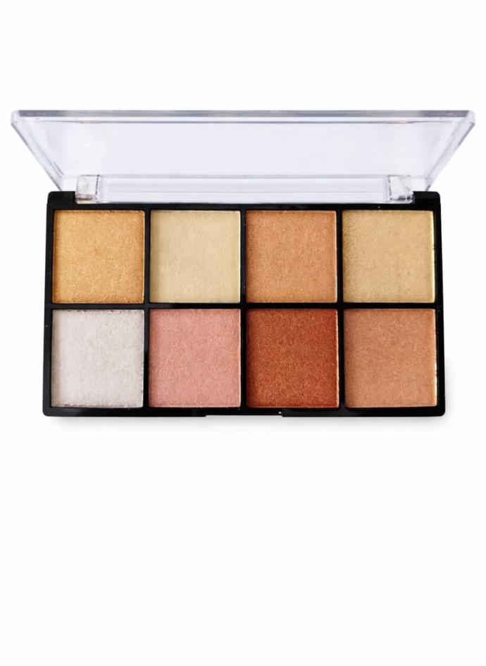 8 Illuminous makeup palette  multicolour highlighter  pack of 1