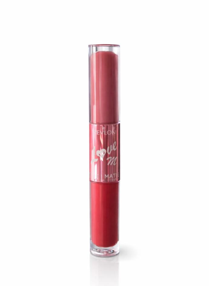 Personi 2in1 Matte Lipstick  Dusty Rose Pink  Bright Red