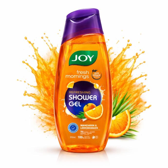 Joy Body Wash Cooling Shower Gel, Skin Purifying Shower Gel  Acne Control Body Wash, For All Skin Types 250 ml MANDARIN  LEMONGRASS