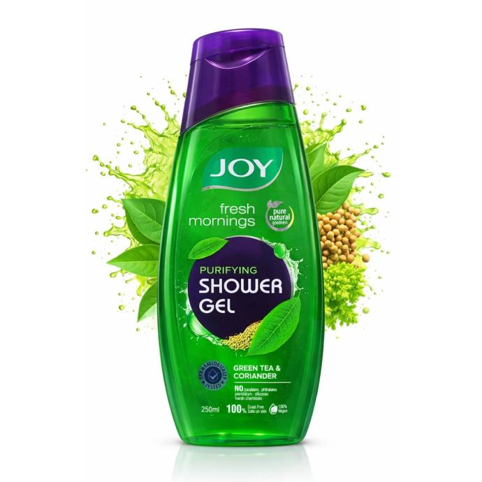 Joy Green Tea Shower Gel Body Wash 500 ml  With Skin Purifying Green Tea  Detoxifying Coriander for Day Long Freshness 100 Vegan Soap Free Shower Gel For All Skin Types  Paraben Free 200 bought in past month