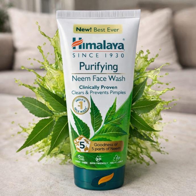 Himalaya Purifying Neem Face WashClears and Prevents Pimples  AcneMade with 5 parts of NeemNew  Best Ever clinically Proven formulaGently CleansesFor men and women50 ml