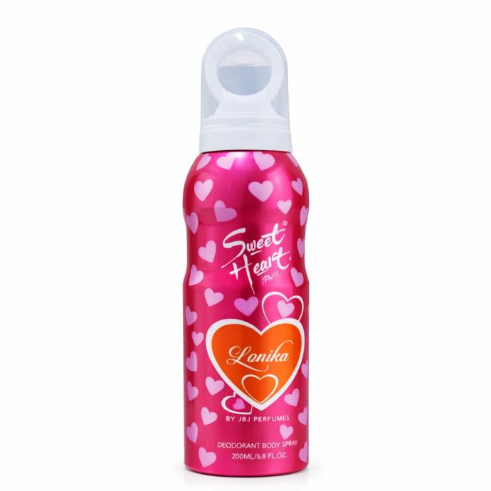 Sweet Heart Original Deodorant by JBJ Perfumes 200ml Pack of 1 Long Lasting Eau De Parfum for Men  Women  Fresh Floral Fragrance  Everyday Perfume Spray Lonika Pink