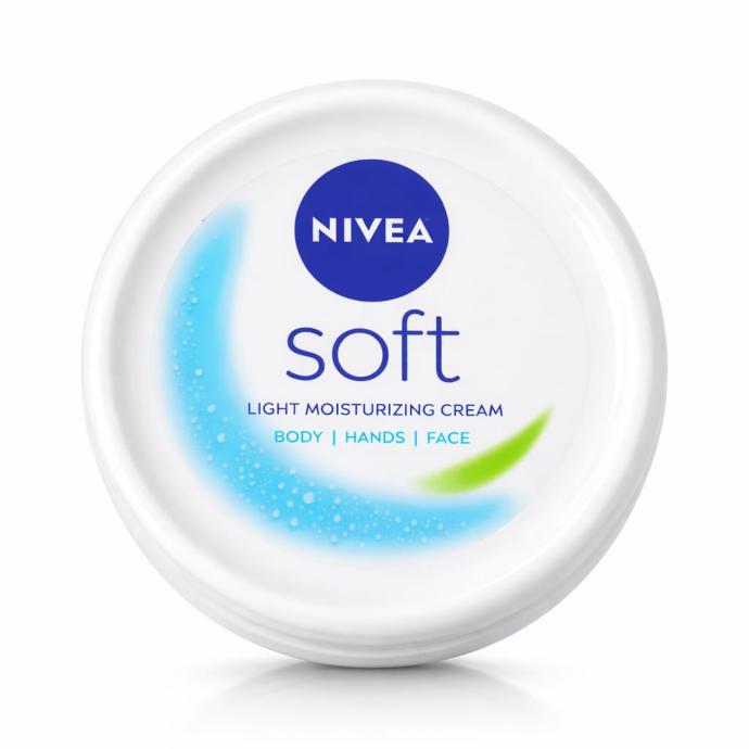 NIVEA Soft Light Moisturizer For Face, Hand  Body, Instant Hydration, NonGreasy Cream With Vitamin E  Jojoba Oil, 100ml